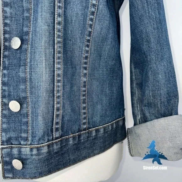 1059 J.Crew Classic Denim Jacket - Size S - Blue - Picture 5 of 15